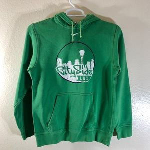 Vtg NIKE City Side LAX Hoodie Men's Small Lacrosse